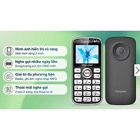 Mua Điện thoại hiệu Masstel Fami 60 - Hàng chính hãng - Giá rẻ - hỗ trợ 4G - dành cho người lớn tuổi
