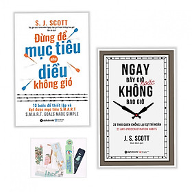 Combo 2 Cuốn: Đừng Để Mục Tiêu Như Diều Không Gió + Ngay Bây Giờ Hoặc Không Bao Giờ - Tặng kèm bookmark PD