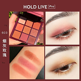 Bảng phấn mắt 9 ô Hold Live màu đỏ nhung thời trang