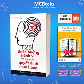 Sách - 25 Thiên Hướng Hành Vi Ảnh Hưởng Đến Quyết Định Mua Hàng - MCBooks