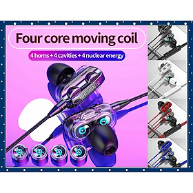 Mua Tai Nghe Nhét Tai Super A4 9D Có Micro Jack 3.5mm Âm Thanh Siêu Trầm - miếng lót chuột