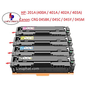  Hộp Mực in 201A CF400, CF401, CF402, CF403 dùng cho máy in laser màu Hp M252dw/ MFP M227dw chất lượng đẹp