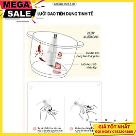 Mua Máy Xay Thịt - Xay Sinh Tố Đa Năng Cối Inox 304  Công Suất Lớn Xay Thịt  Xay Tỏi Ớt  Xay Rau - Giao Hàng Toàn Quốc