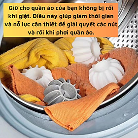 Mua Bóng giặt silicon mềm làm sạch chống rối giúp quần áo sạch hơn  không nhăn tiện dụng