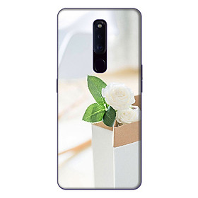 Ốp lưng điện thoại Oppo F11 Pro hình Chậu hoa Cúc Trắng - Hàng chính hãng
