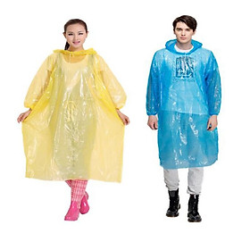  Lốc 10 áo mưa nilong dùng 1 lần đủ màu
