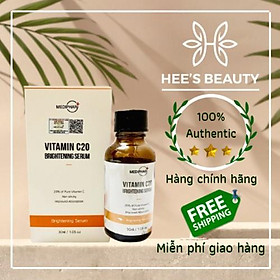 Serum Vitamin C20 Brightening Serum Mediphar Mờ Thâm Sáng Da Chống Lão Hóa - 30ml