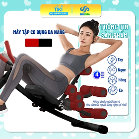Ghế Tập Bụng, Thể Lực Đa Năng - Máy Tập Bụng - Máy Tập Eo - Ghế Tập Gym,Ghế tập thể hình tại nhà gấp gọn, khung thép chịu lực - Ghế Tập Cơ Bụng Đa Năng 6 trong 1