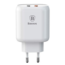 Mua Cốc sạc 23W  Dual USB Quick charge 3.0 với 2 cổng USB đa năng tiện ích - Baseus Bojure- Hàng chính hãng