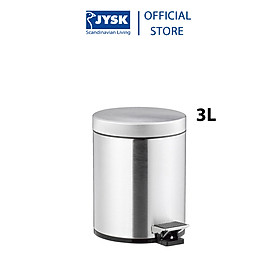 Mua Thùng rác | JYSK Medle | thép không rỉ màu kim loại | 3L/5L