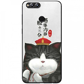 Ốp lưng dành cho Honor 7X mẫu Mèo đa nghi