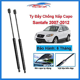 Ty thủy lực chống nắp capo cho xe Hyundai Santafe 2007-2008-2009-2010-2011-2012 hỗ trợ mở tự động