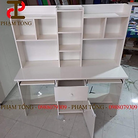 Mua Bàn học đôi màu trắng   Hàng cao cấp   Miễn phí giao hàng