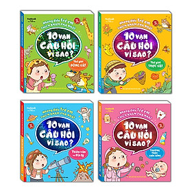 Sách - Combo 4 cuốn  Những điều trẻ em thích khám phá nhất - 10 vạn câu hỏi vì sao?