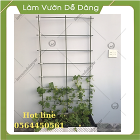 GIÀN LEO - KHUNG TRỒNG CÂY - Một thương hiệu đến từ DAIM Nhật Bản- Dùng làm Khung Đỡ, Giá Đỡ Hoa Hồng Leo, giàn leo bầu bí mướp - Cao 1m5,1m8,2m1 - Được nối từ các ống tre thép lại với nhau .
