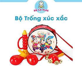 Xúc xắc cho bé bộ trống truyền thống lục lạc chơi trung thu Hồ Lô Kids