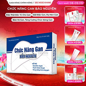 Thực phẩm bảo vệ sức khỏe Viên uống Chức năng gan Bảo Nguyên