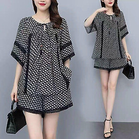 SÉT BỘ SHORT BI VUÔNG DÂY THỔ CẨM