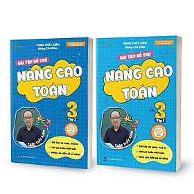 Sách - Bài tập bổ trợ nâng cao Toán - Tiếng Việt - Tiếng Anh lớp 3 - Theo Chương Trình Sách Giáo Khoa