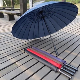 Mua Ô che mưa che nắng 24 nan kép dày dặn quai đeo tiện lợi cỡ lớn