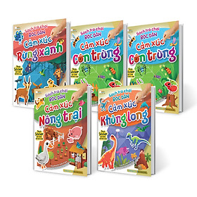 Combo Sách trò chơi bóc dán - khám phá thế giới cho bé (5 cuốn)