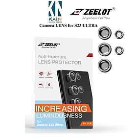 Miếng Dán Cường Lực Camera Lens Zeelot ULTRA PISHIELD Dành Cho Samsung Galaxy S23 Ultra - Hàng Chính Hãng