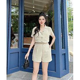 Set bộ Linen dạo phố năng động S04- Lady Fashion