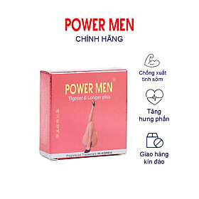 Bao cao su Size Việt, Ngăn xuất tinh sớm,  Tăng khoái cảm  Powermen  Tighter  Longer  Plus  Hộp 3 bcs