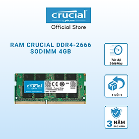 Mua Ram Laptop Crucial DDR4 4GB Bus 2666 CT4G4SFS8266 - HÀNG CHÍNH HÃNG