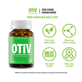 Hình ảnh Viên uống OTIV bổ não (60 viên) 