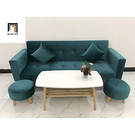 Mua Bộ bàn ghế sofa BTV giá rẻ màu xanh lá nhiều kích cỡ