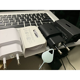 Mua Bộ Adapter 25W sạc siêu nhanh + cable USB-C dành cho điện thoại Samsung S10  S20  Ipad  Iphone (Tặng kèm que chọt sim) có ảnh thật kèm theo