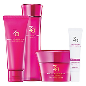 Bộ Sản Phẩm Giảm Nhăn, Chống Lão Hóa Từ Collagen Za Perfect Solution 95589D