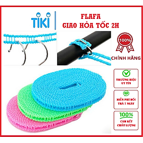 Mua Combo 3 Dây Phơi Quần Áo Thông Minh 5m FLAFA - Hàng Chính Hãng ( Giao màu ngẫu nhiên)