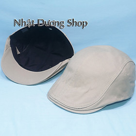 Hình ảnh Nón Nón mỏ vịt, Nón Beret, Mũ bê rê bít đuôi vòng đầu từ 55-58cm thêu chữ