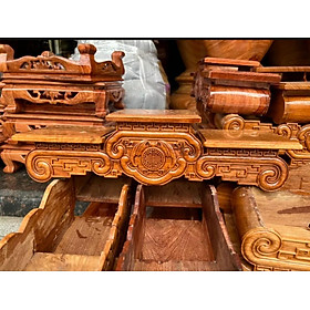 Mua Chân đế bát hương tam cấp chân cuốn Đế Kê Bát Nhang - Tam sơn đế cuốn gỗ hương - nhiều kích thước