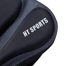 Bọc yên xe đạp thể thao HT-SPORTS chất liệu silicone cao cấp êm ái thoáng khí, tặng kèm bọc đi mưa