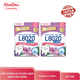 Combo 2 Bịch Viên Ngậm Lợi Khuẩn Ngừa Sâu Răng ChuChuBaby L8020 - 90 Viên