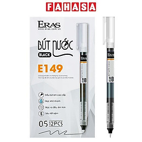 Hộp 12 Bút Nước 0.5 mm - Eras E149 - Mực Đen
