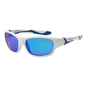 Kính Mát Thể Thao Cho Bé KOOLSUN SPWHSH003 White Royal Blue (3 - 8 tuổi)
