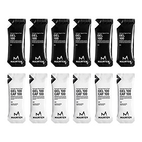 Hộp mix 12 gói Gel năng lượng Maurten Gel/ Caf 100