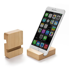 Mua Đế đỡ điện thoại để bàn mini bằng gỗ cao cấp vân đẹp mịn