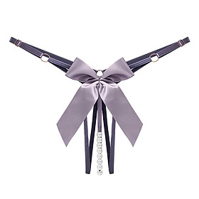 Quần lót lọt khe phối tua rua thêu hạt cườm hở đáy nhẹ nhàng quyến rũ