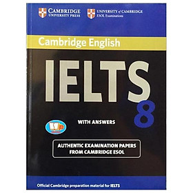 Hình ảnh sách Cambridge IELTS 8 With Answers (Ngôn ngữ Tiếng Anh)