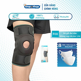 Bó gối đai dán không nẹp neoprene United Medicare (F07)