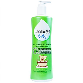 Sữa tắm gội cho bé Lactacyd Milky 250ml