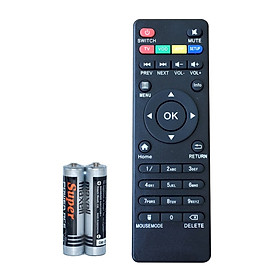 Remote Điều Khiển Hộp TV Thông Minh, ANDROID TV BOX (Kèm Pin AAA Maxell)