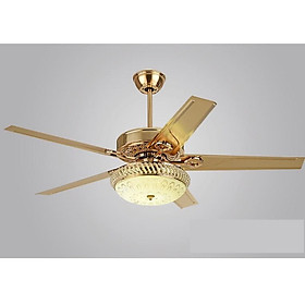 Mua Đèn quạt GAVES 3 màu ánh sáng phong cách hiện đại động cơ đồng cực mát (có ảnh và video thật)