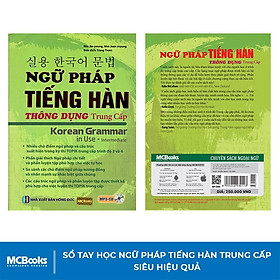 Sách - Ngữ Pháp Tiếng Hàn Thông Dụng Trình Độ Trung Cấp - Korean Grammar in use Intermediate - Học Kèm App Online