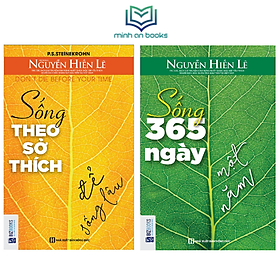 Download sách BIZBOOKS - Combo 2 Cuốn Sống Khỏe: Sống Theo Sở Thích Để Sống Lâu + Sống 365 Ngày 1 Năm - MinhAnBooks